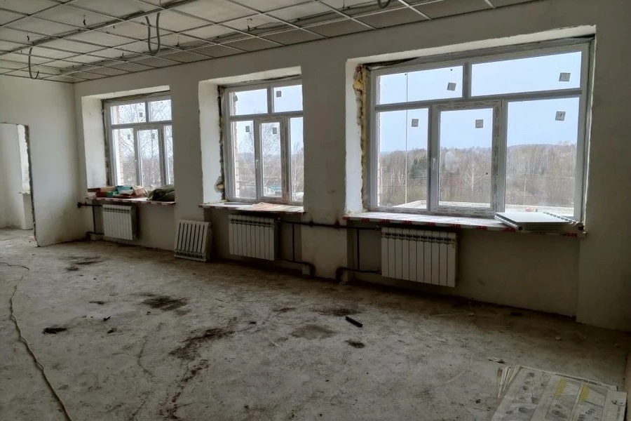⚒Современная школа для новых поколений: в Немдинской школе идёт капитальный ремонт  В Новоторъяльско