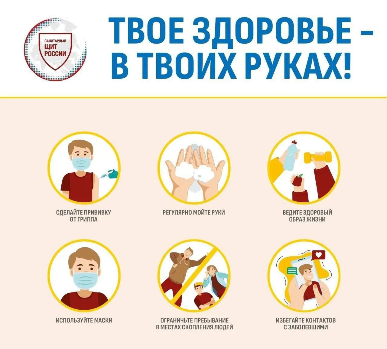 Основные рекомендации для каждого из нас в сезон заболеваемости гриппа и ОРВИ ⚡ Тщатель...