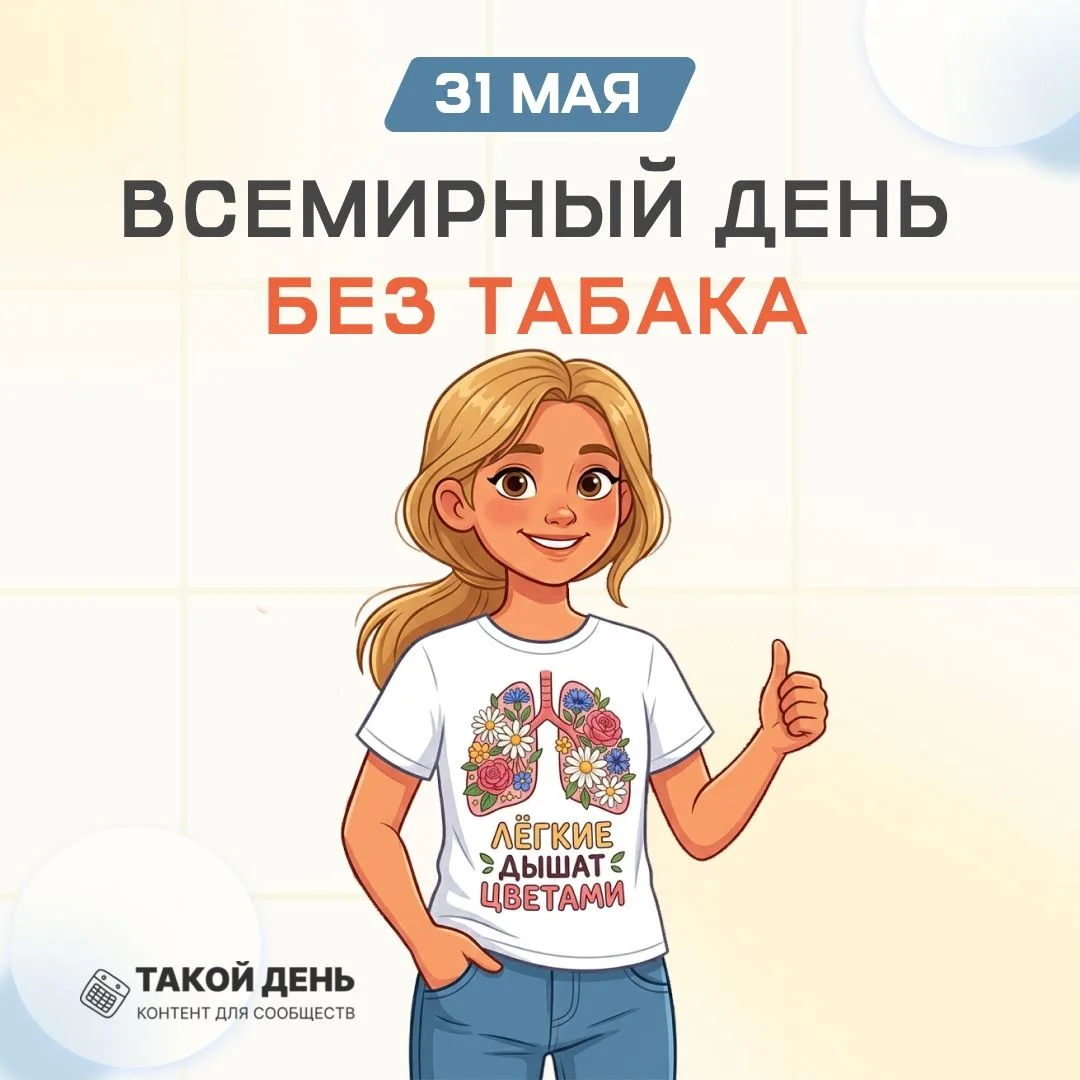 🌿31 мая - всемирный день без табака🌿