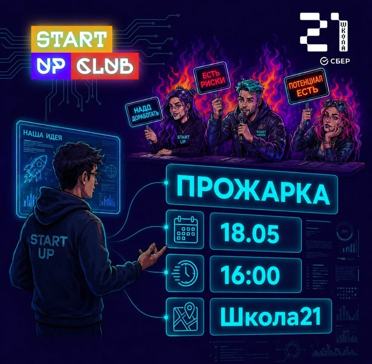 🔥 Поздравляем всех, кто прошёл первый этап отбора гранта "Стундечский стартап"