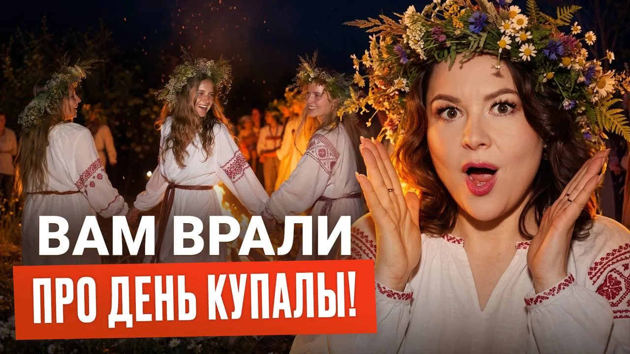 ВАМ ВРАЛИ ПРО ДЕНЬ КУПАЛЫ! Новое видео: узнайте больше о празднике силы, который у нас украли 💔

Вы