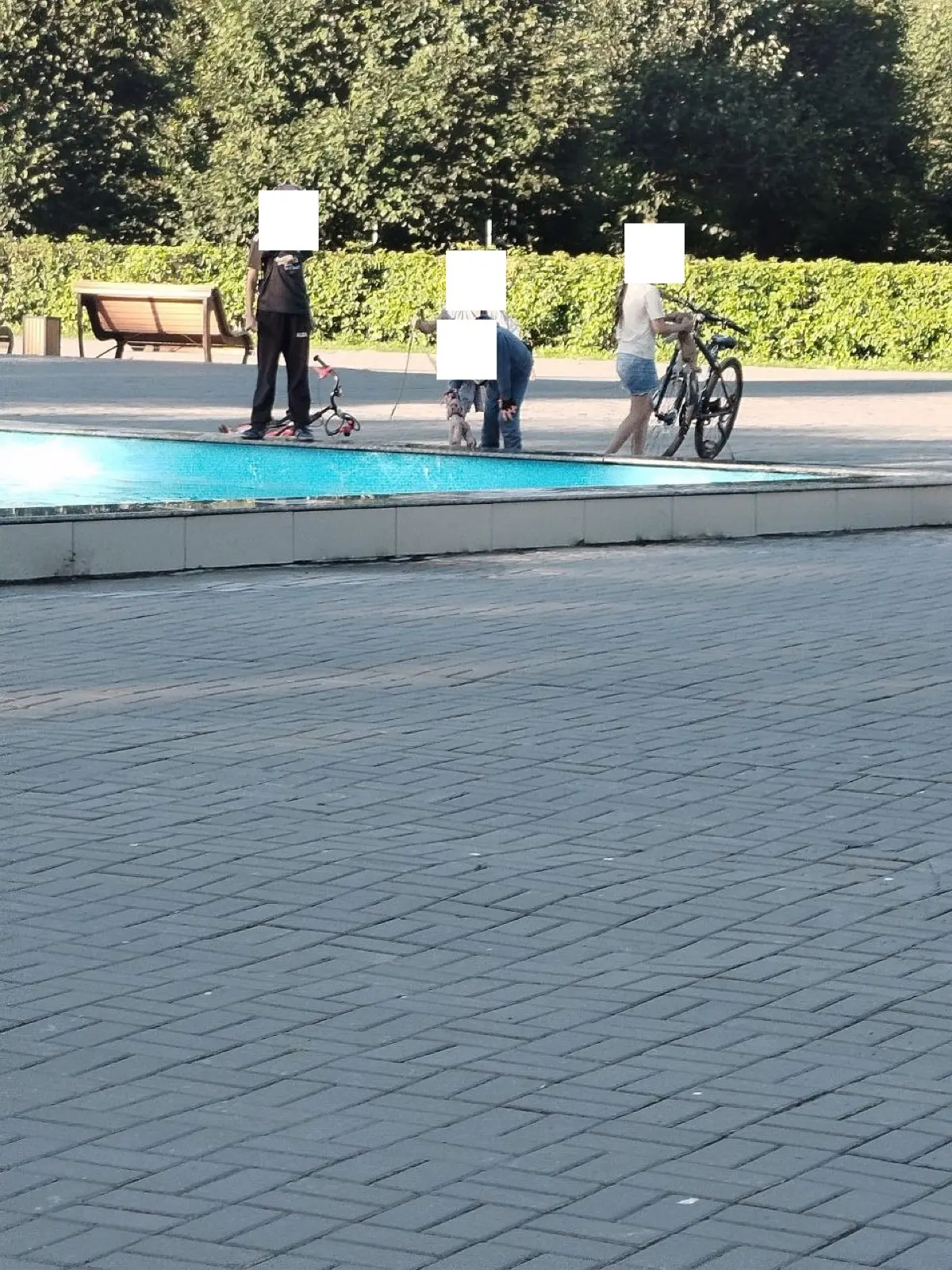 Дети балуются около центрального парка. Куда родители смотрят