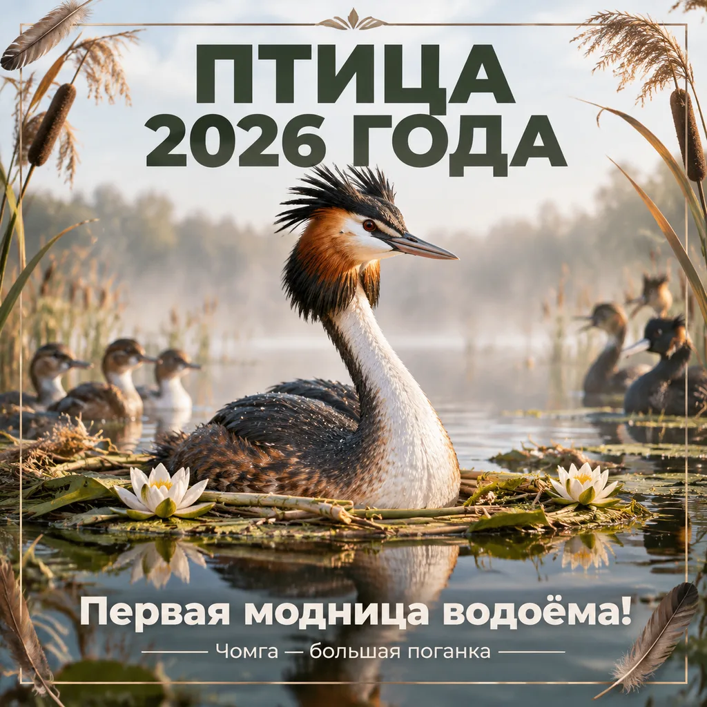 🪶Кто это так эффектно появился на водоёме?