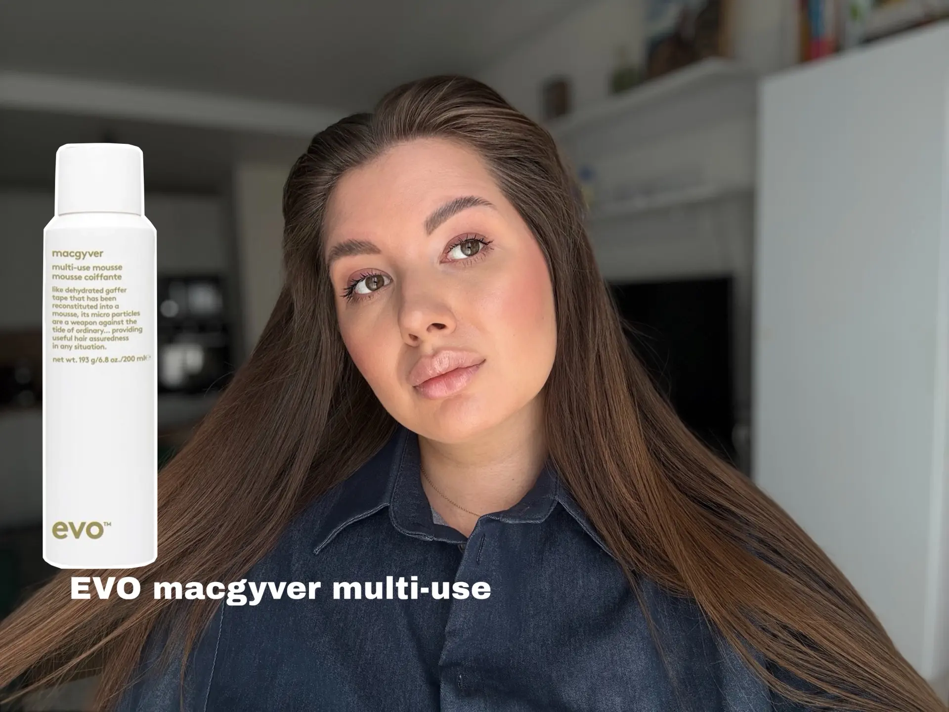 Очень понравилось, как держит объем этот мусс для волос💁🏻‍♀️

— EVO macgyver multi-use

Мусс позво