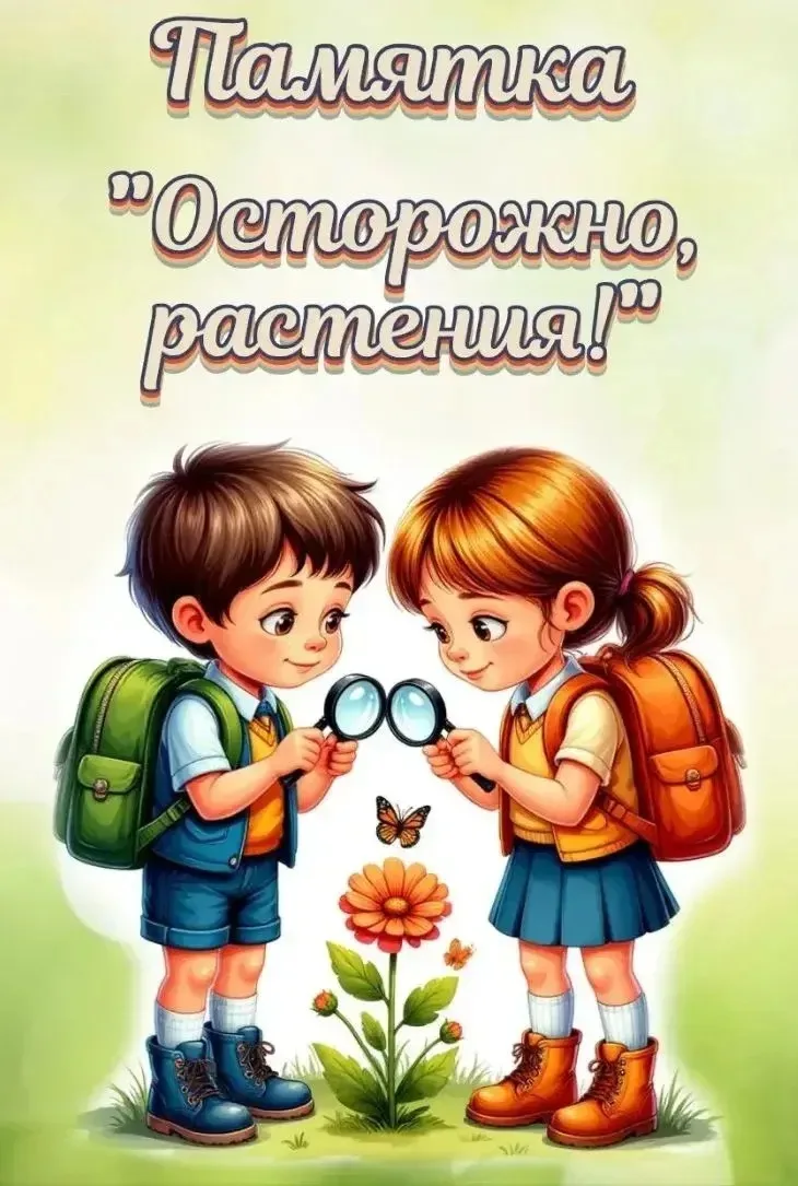 🌿 Осторожно, ядовитые растения: ликбез для малышей.