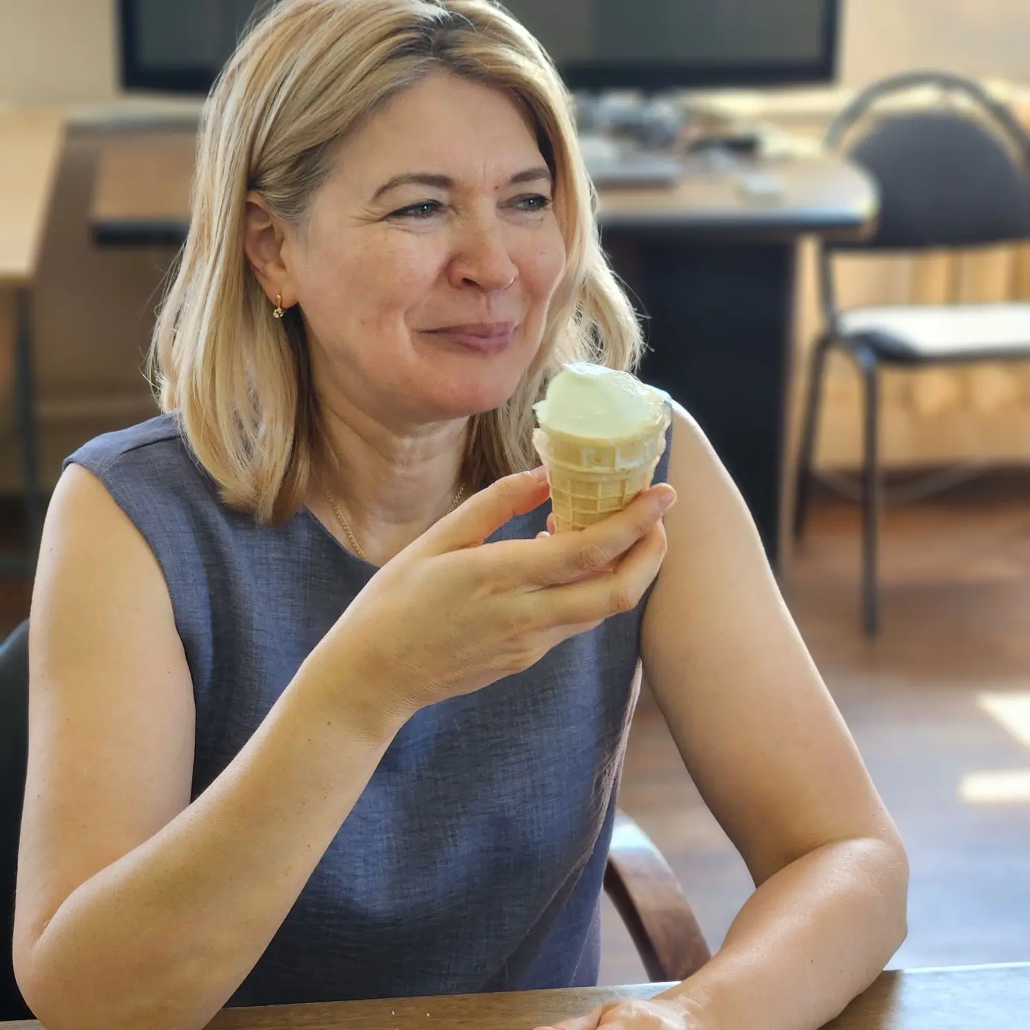 🍦Всемирный день мороженого отмечают по всей планете, и наша школа не исключение! 
🌞Лето, жара, раб