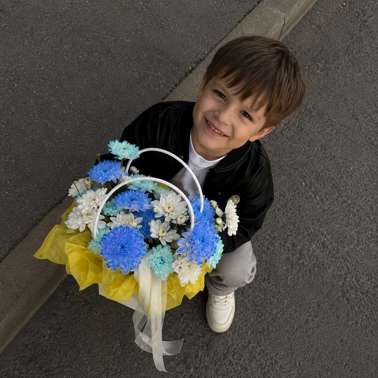 Первый раз в первый класс — и первый букет 💐