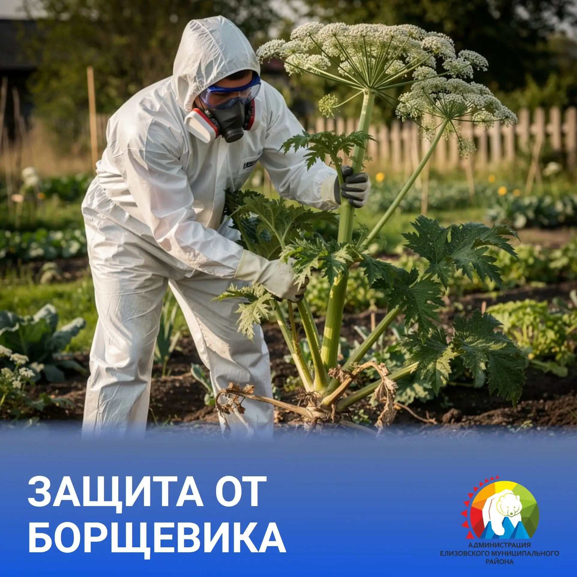 Как защитить свой участок от борщевика Сосновского