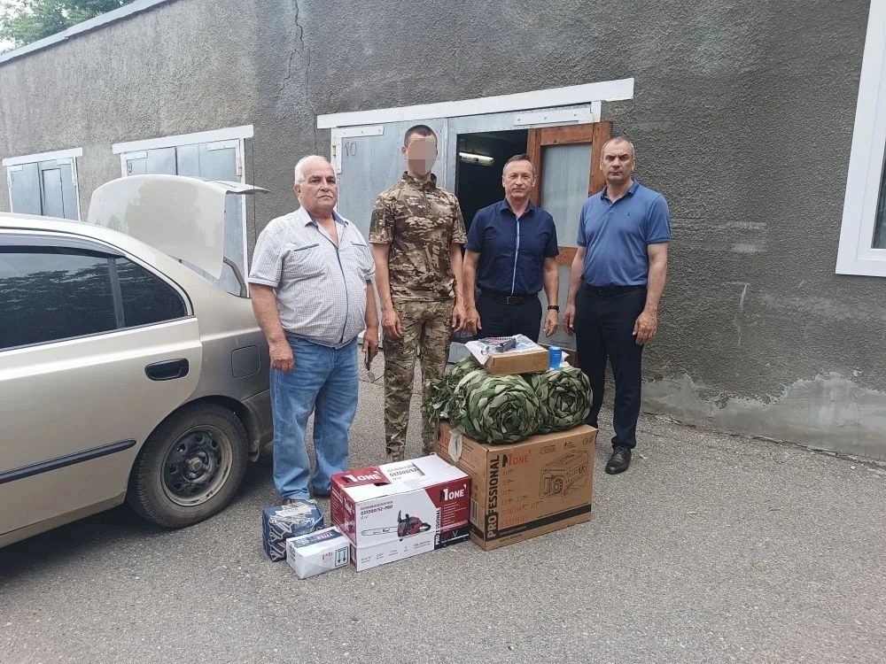 Совместно с «Боевым братством» передали гуманитарную помощь одному из наших военнослужащих, который 