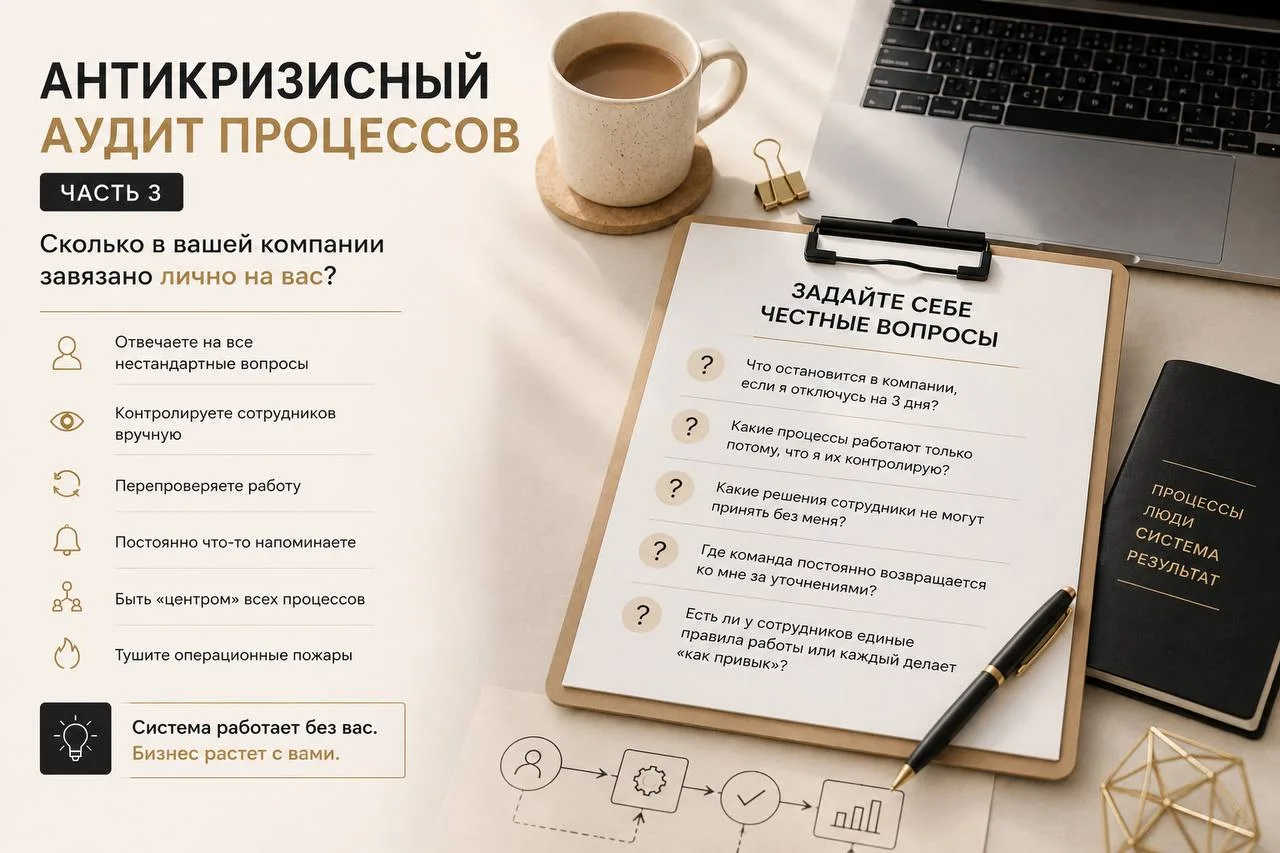 📋 Антикризисный аудит процессов. Часть 3
