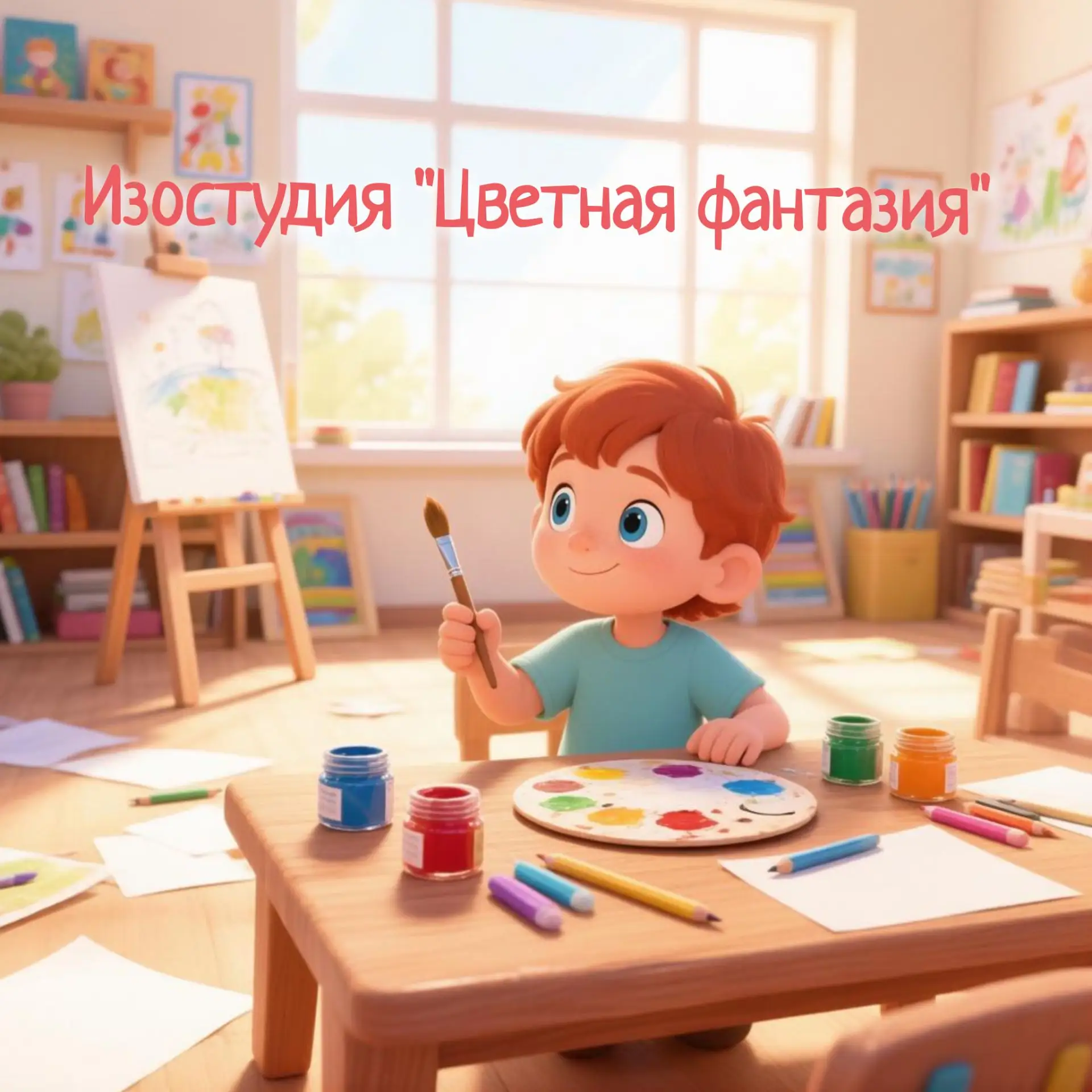 🌟 Изостудия "Цветная фантазия": где рисование — это настоящее приключение! 🎨
