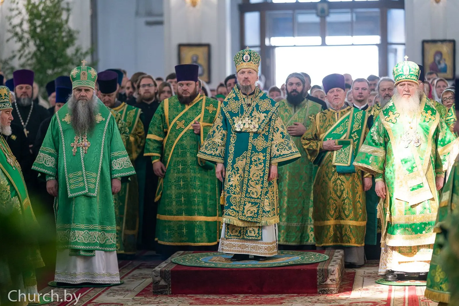 Митрополит Нижегородский и Арзамасский Георгий сослужил Патриаршему экзарху всея Беларуси на Божеств