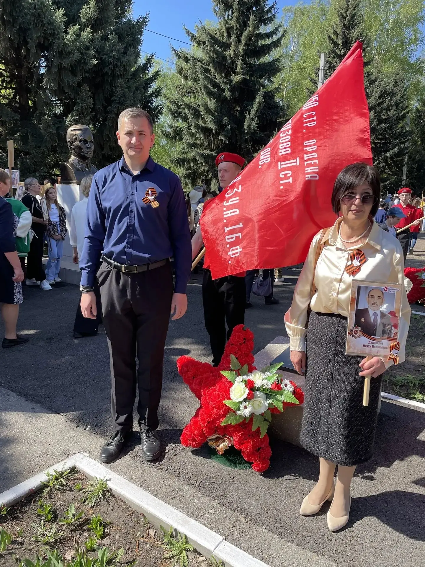 Торжественное возложение венка к обелиску города-героя Одессы прошло 9 мая в мемориальн...