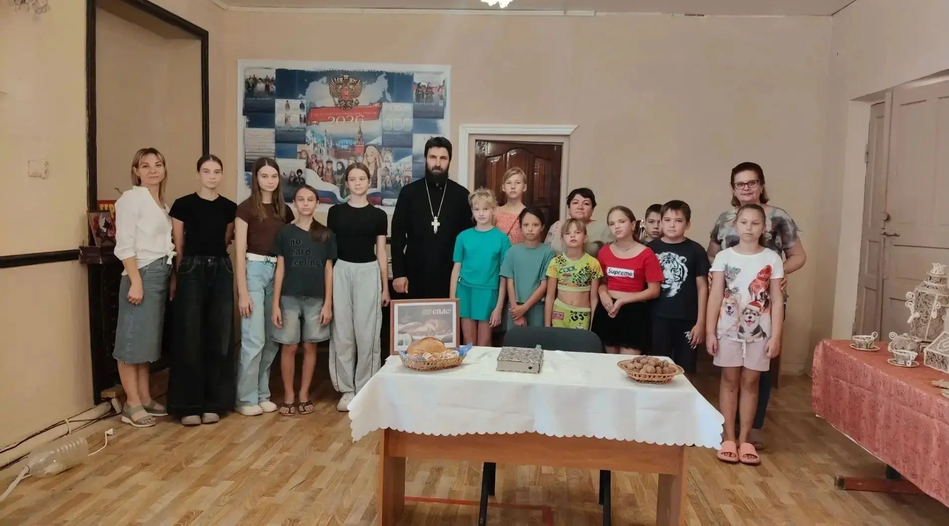 В Старостаничном Доме культуры проведен познавательный час "Спас ореховый, спас хлебный...