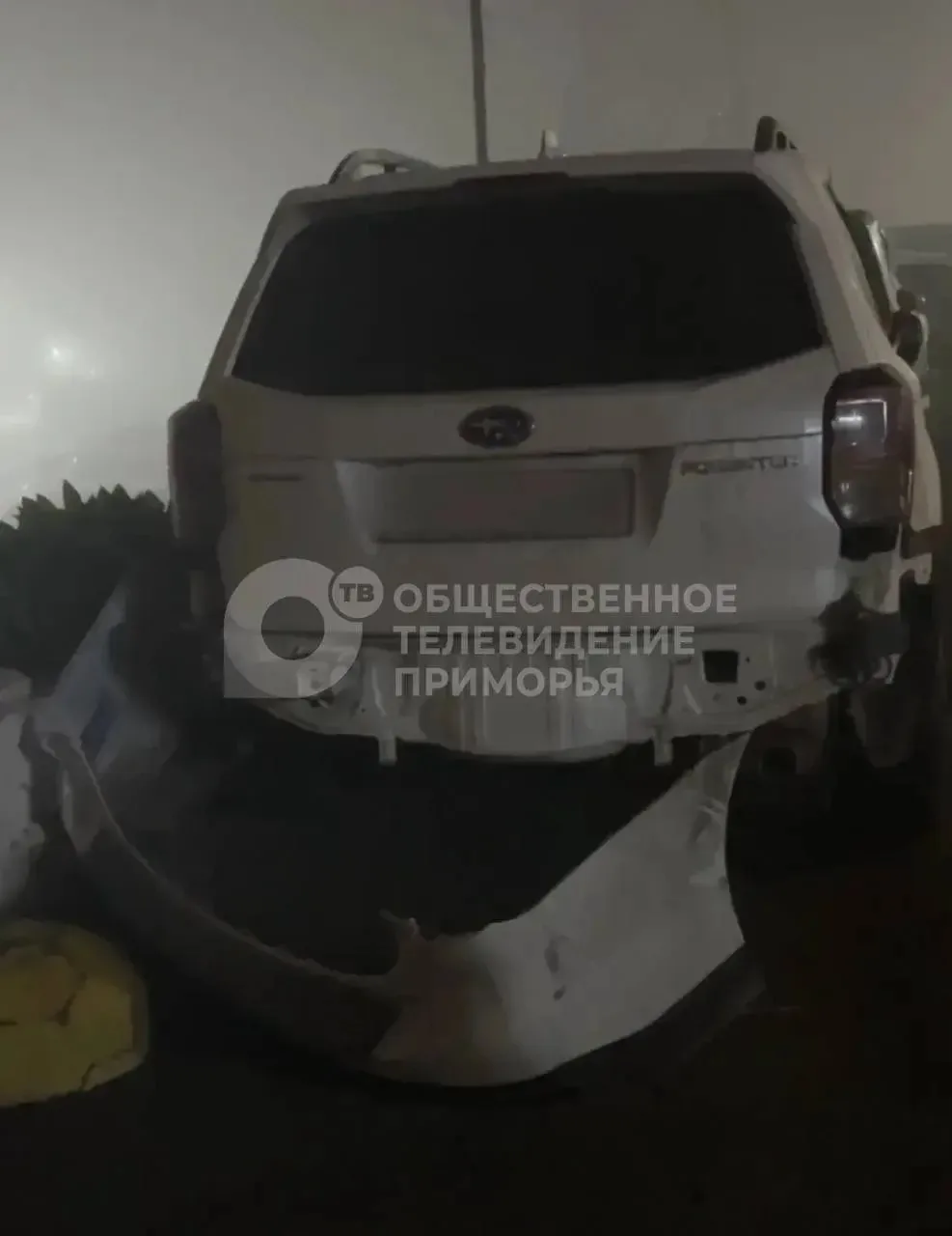 Водитель автобуса ночью «разгромил» кроссовер в Первомайском районе.

Водитель автобуса заехал во дв