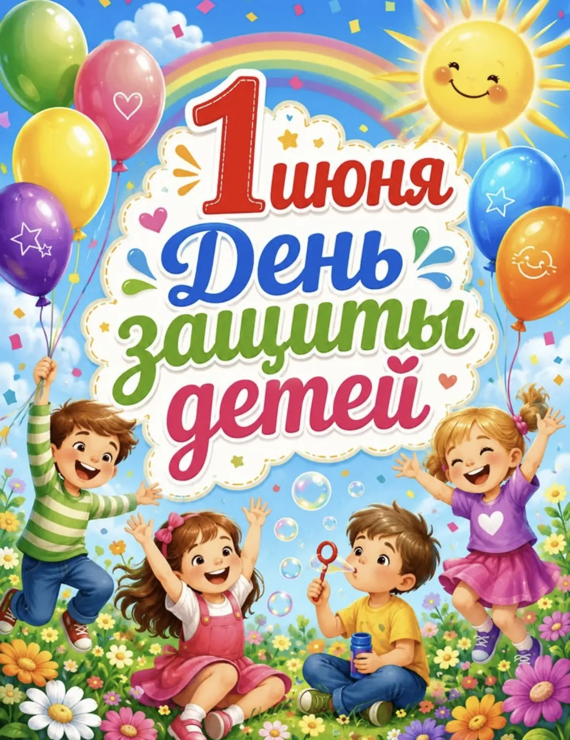 👼1 июня — Международный день защиты детей ✨🎈