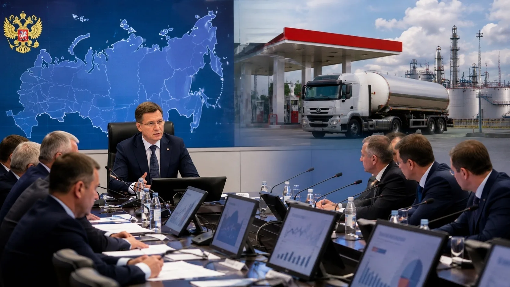 ⛽ Правительство России держит на контроле ситуацию на топливном рынке 🛢️
