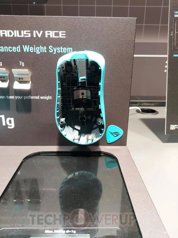 ASUS показала лёгкую ROG Gladius IV Ace Wireless с 8K-приёмником и настраиваемым балансом