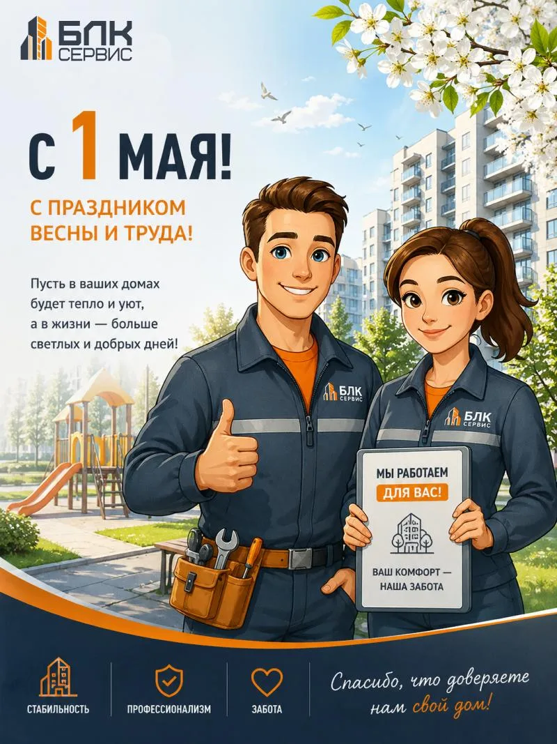 С Праздником Весны и Труда!