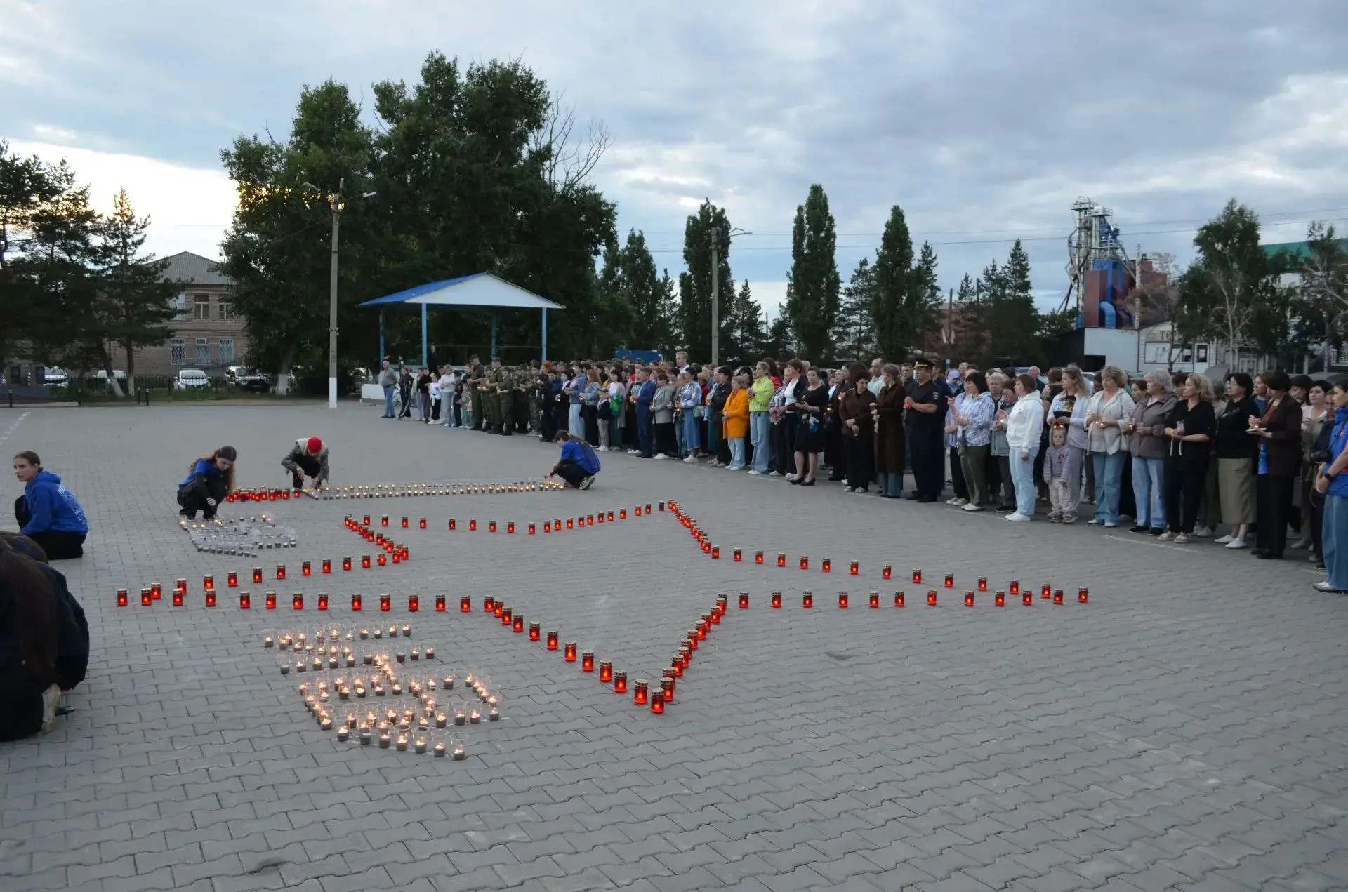 🕯Акбулакчане хранят память о павших