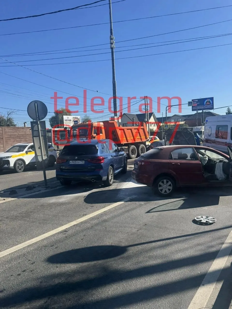 ДТП в Нахабино на Волоколамском шоссе