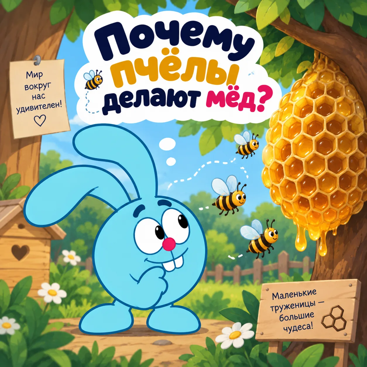 🐝 Пчёлы делают мёд для нас? А вот и нет!