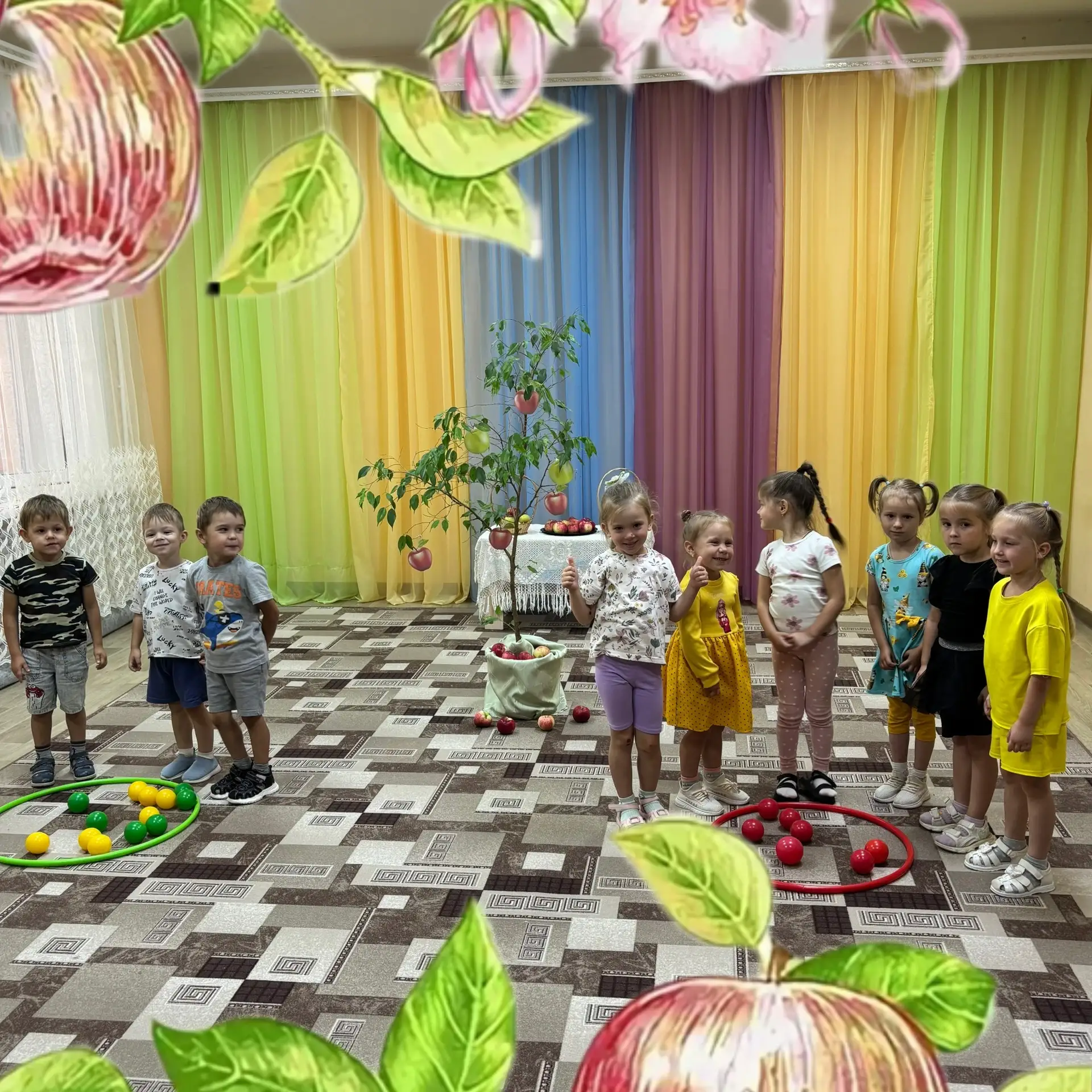 🍎Сегодня в нашем детском саду прошёл праздник, посвященный Яблочному Спасу -одному из ...