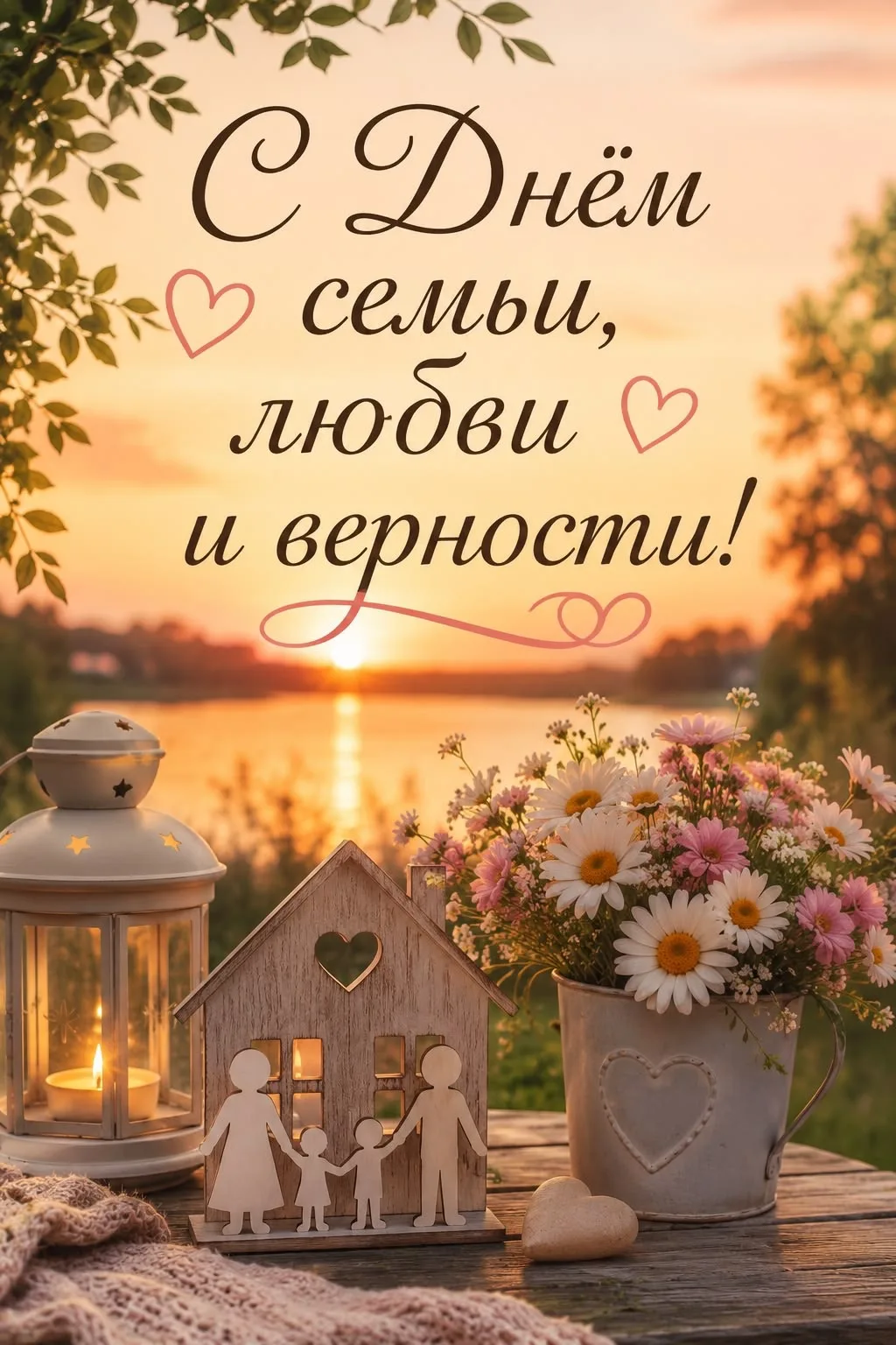 🌼 С Днём семьи, любви и верности! 

✨8 июля вся Россия отмечает один из самых светлых и добрых праз