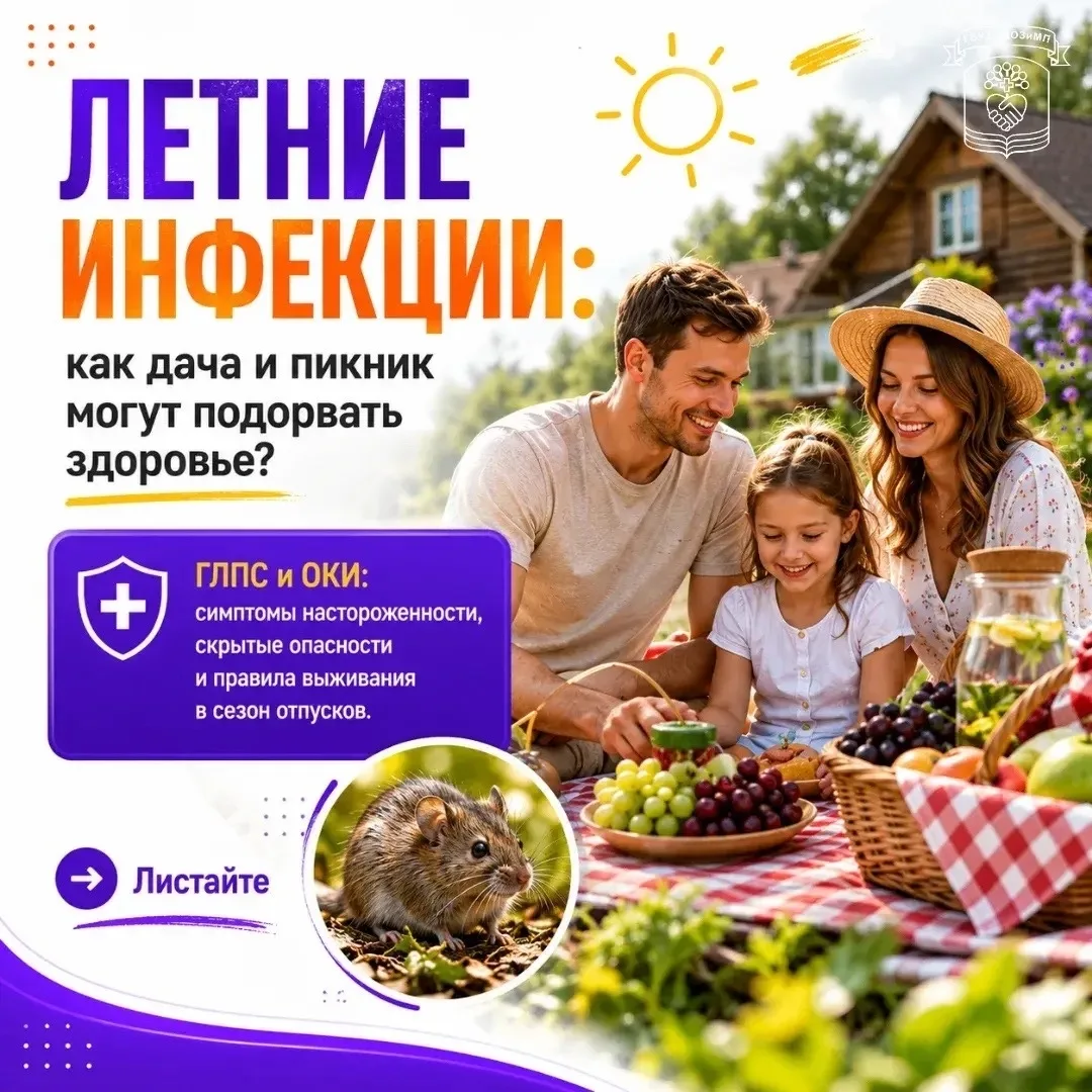 Летний отдых без неприятных сюрпризов: защищаем себя от ГЛПС и ОКИ

 
Лето и начало осени — прекрасн