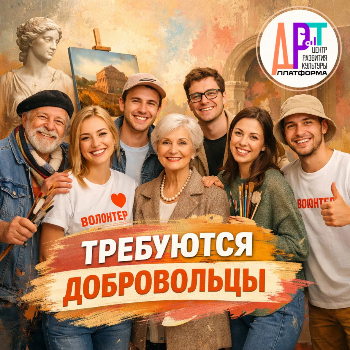 ✨Центр развития культуры «Арт-платформа» приглашает в команду единомышленников! ✨