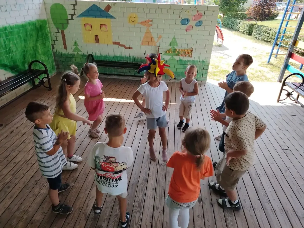 ☝В нашем детском саду продолжается реализация программы "Фольклорные игры в детском сад...