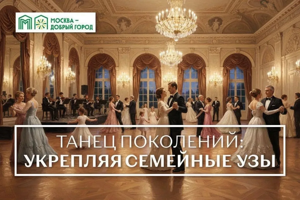 Приглашаем вас на мастер-класс по бальным танцам в рамках проекта «Танец поколений: укрепляя семейны