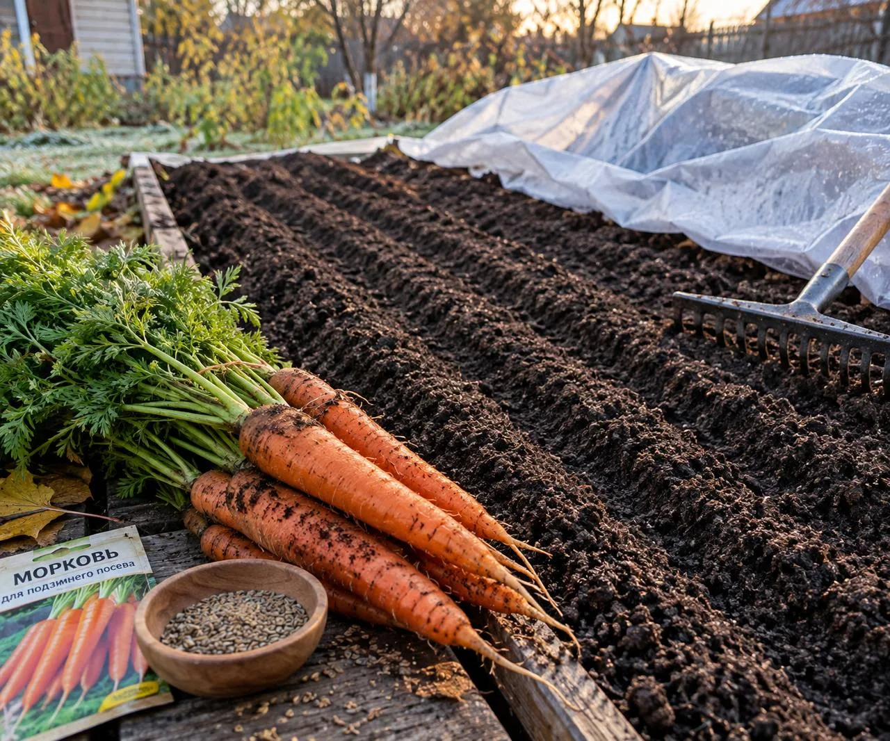 🥕 Подзимний посев моркови: что важно сделать уже сейчас