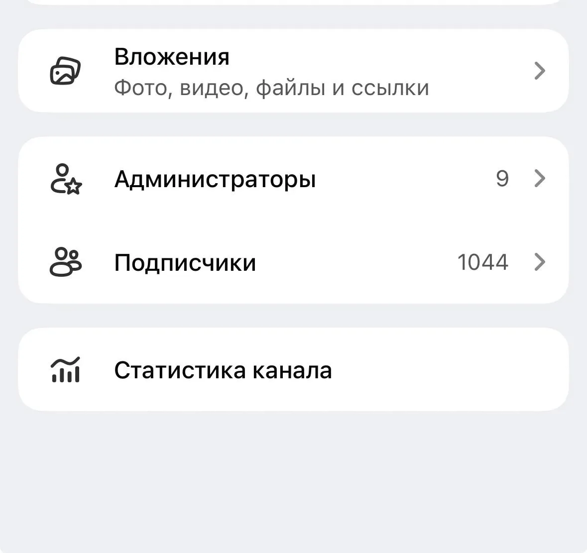 В Макс появилась внутренняя статистика каналов. Вот что вижу: