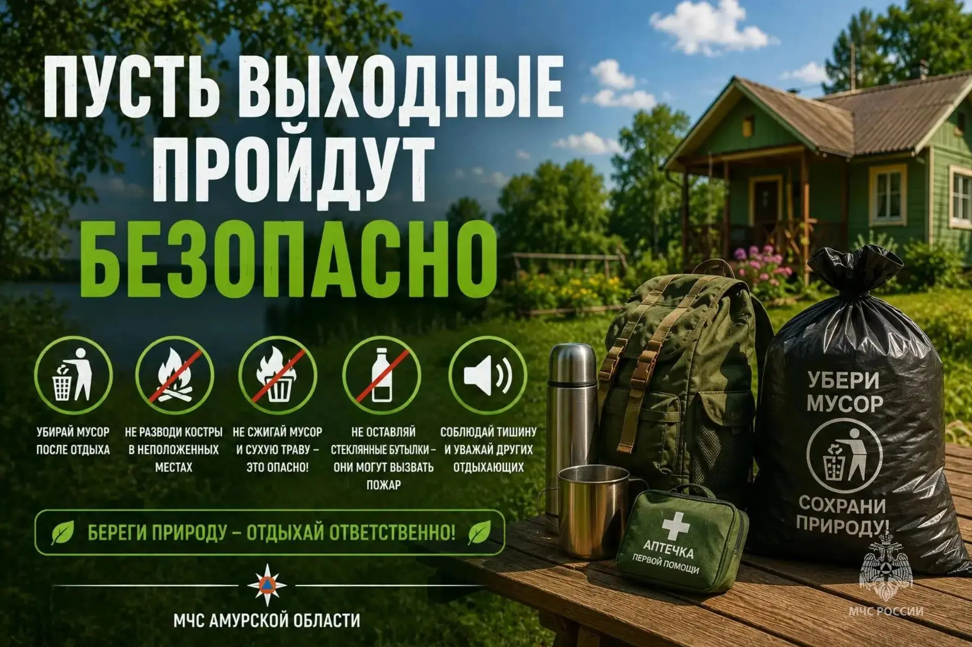 ♥ Пусть выходные пройдут безопасно