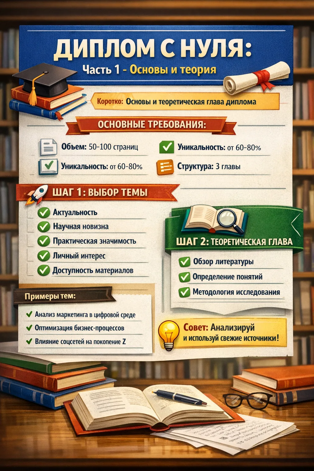 🎓 ДИПЛОМ С НУЛЯ: Часть 1 - Основы и теория