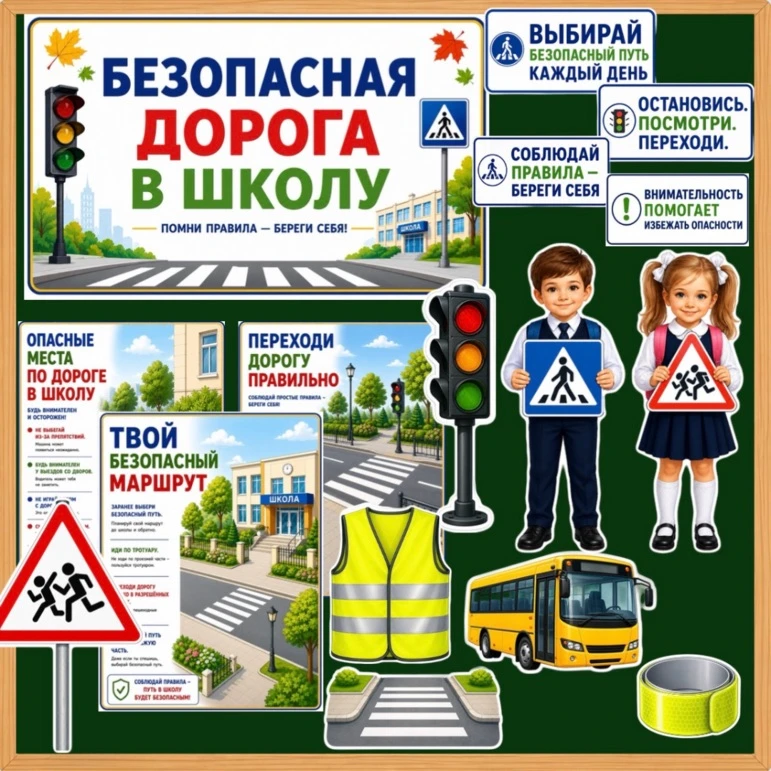 🚦 Безопасная дорога в школу: готовимся к началу учебного года