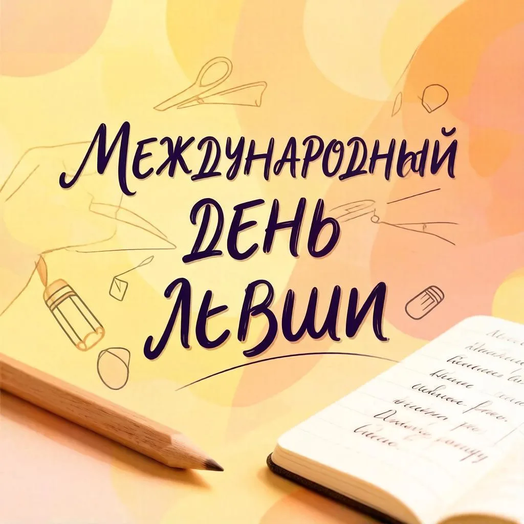 🌎 Международный день левшей: Гордимся уникальностью каждого ребенка! 🌎