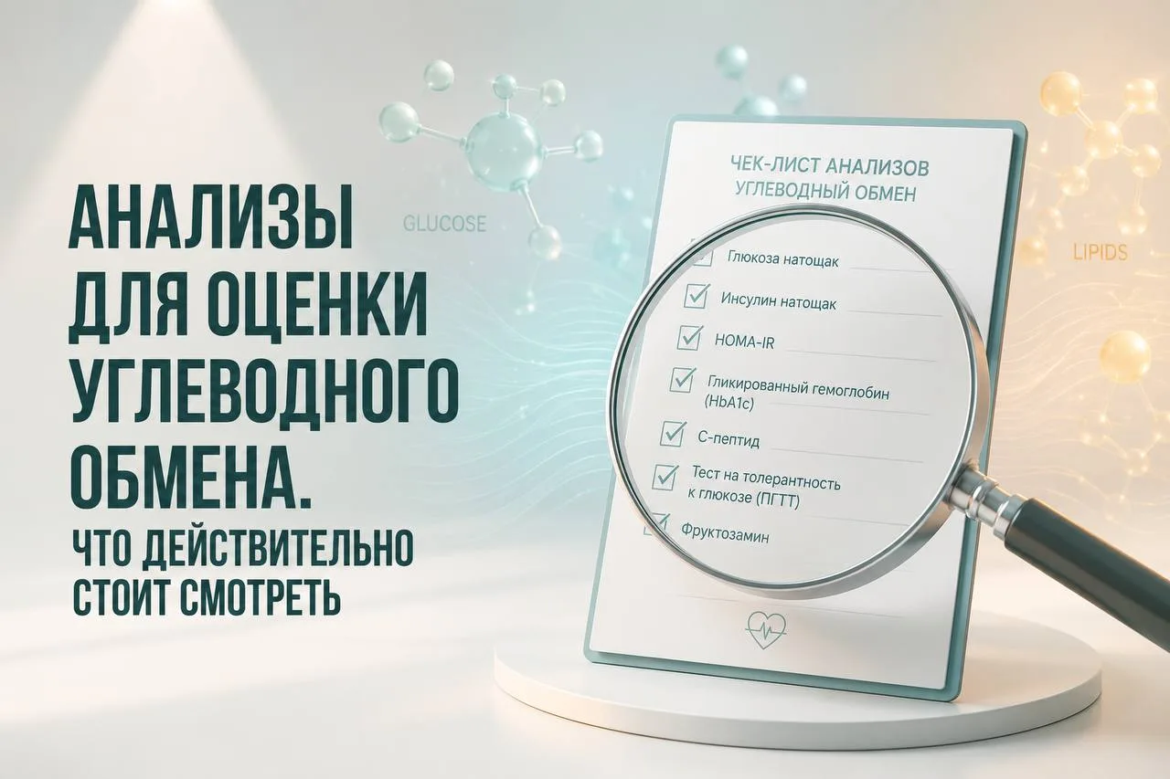 Анализы для оценки углеводного обмена. Что действительно стоит смотреть 📋

Друзья, если вы нашли у 