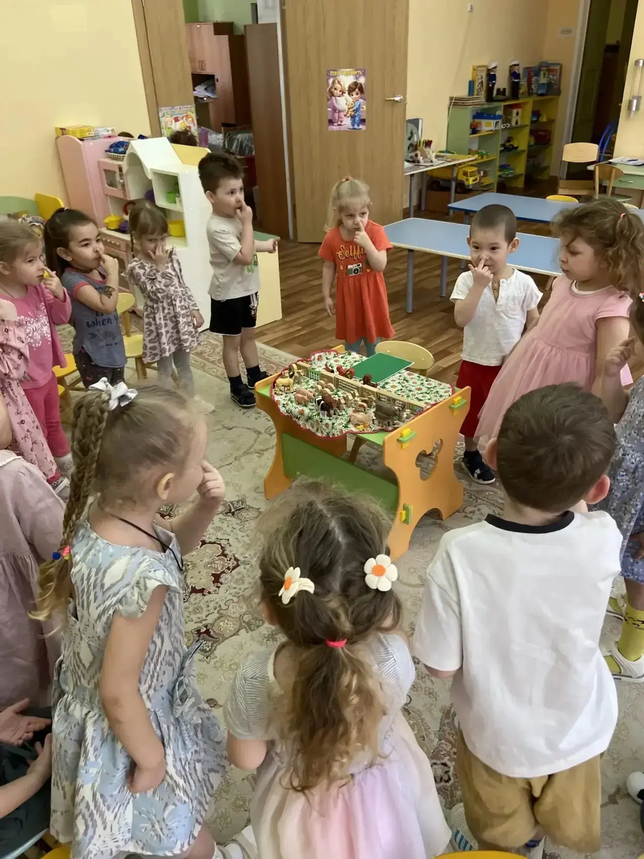 ✅23 апреля в младшей группе № 3 «Звёздочки» дошкольного здания № 12 прошло развлечение «В гостях у Б