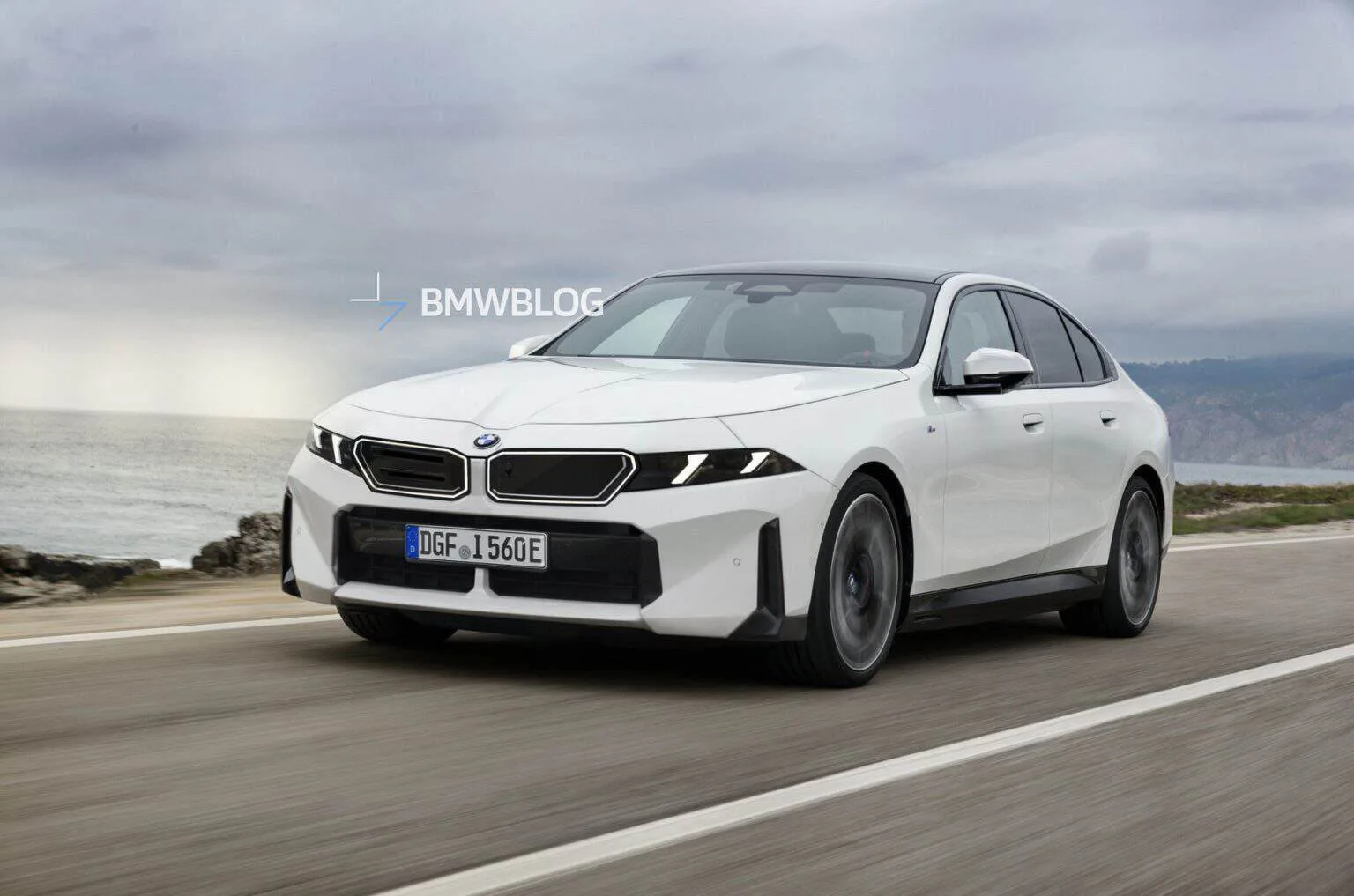 Обновлённая BMW 5 Series может выглядеть так — в сети показали рестайлинг G60 с дизайно...