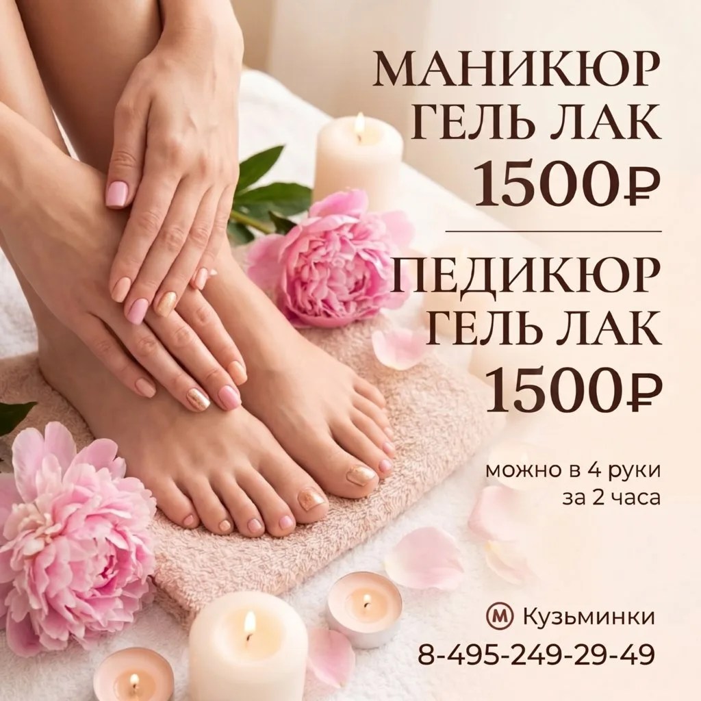 Завтра в Кузьминках 

10:00; 12:00; 14:00

Запись: 8-903-218-40-72