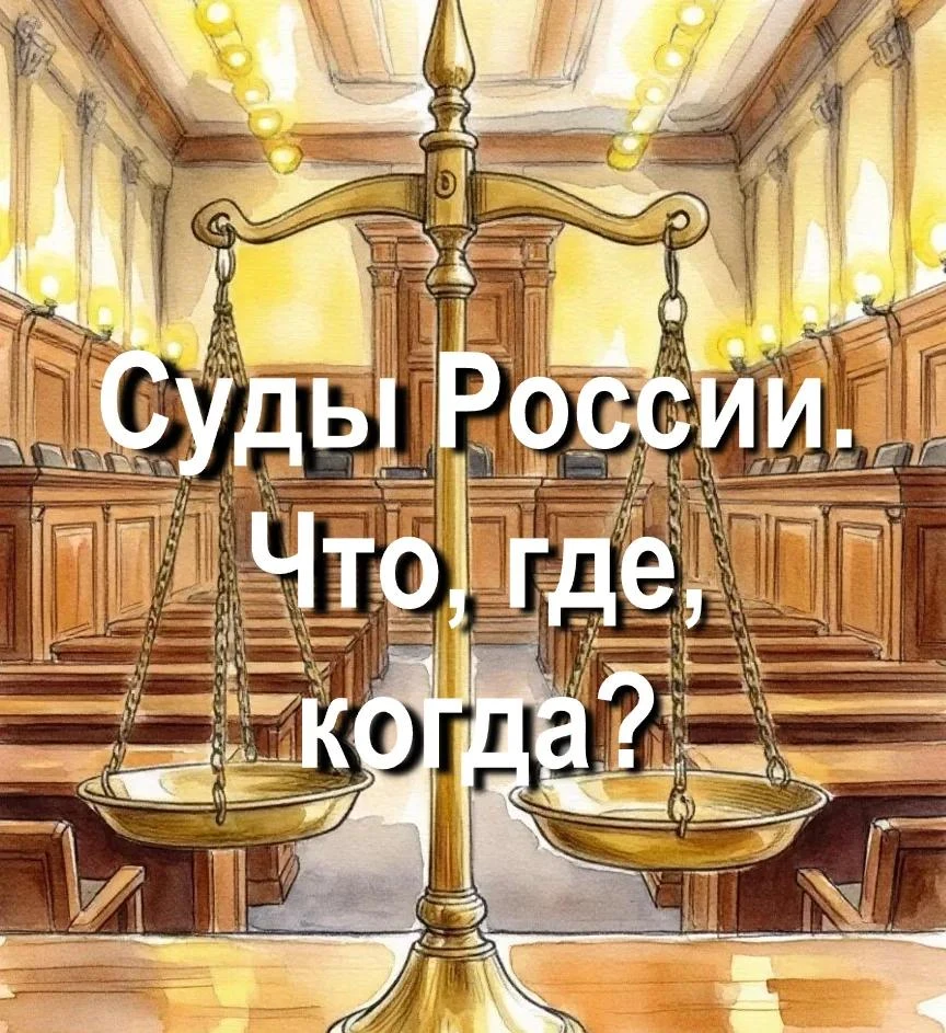 Канал "Суды России. Что, где, когда?" — агрегатор информации о деятельности судов Росси...