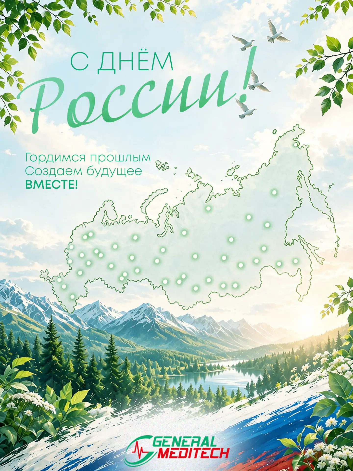 С Днём России!🇷🇺

На карте нашей страны тысячи километров, десятки регионов и миллионы людей. Мы и