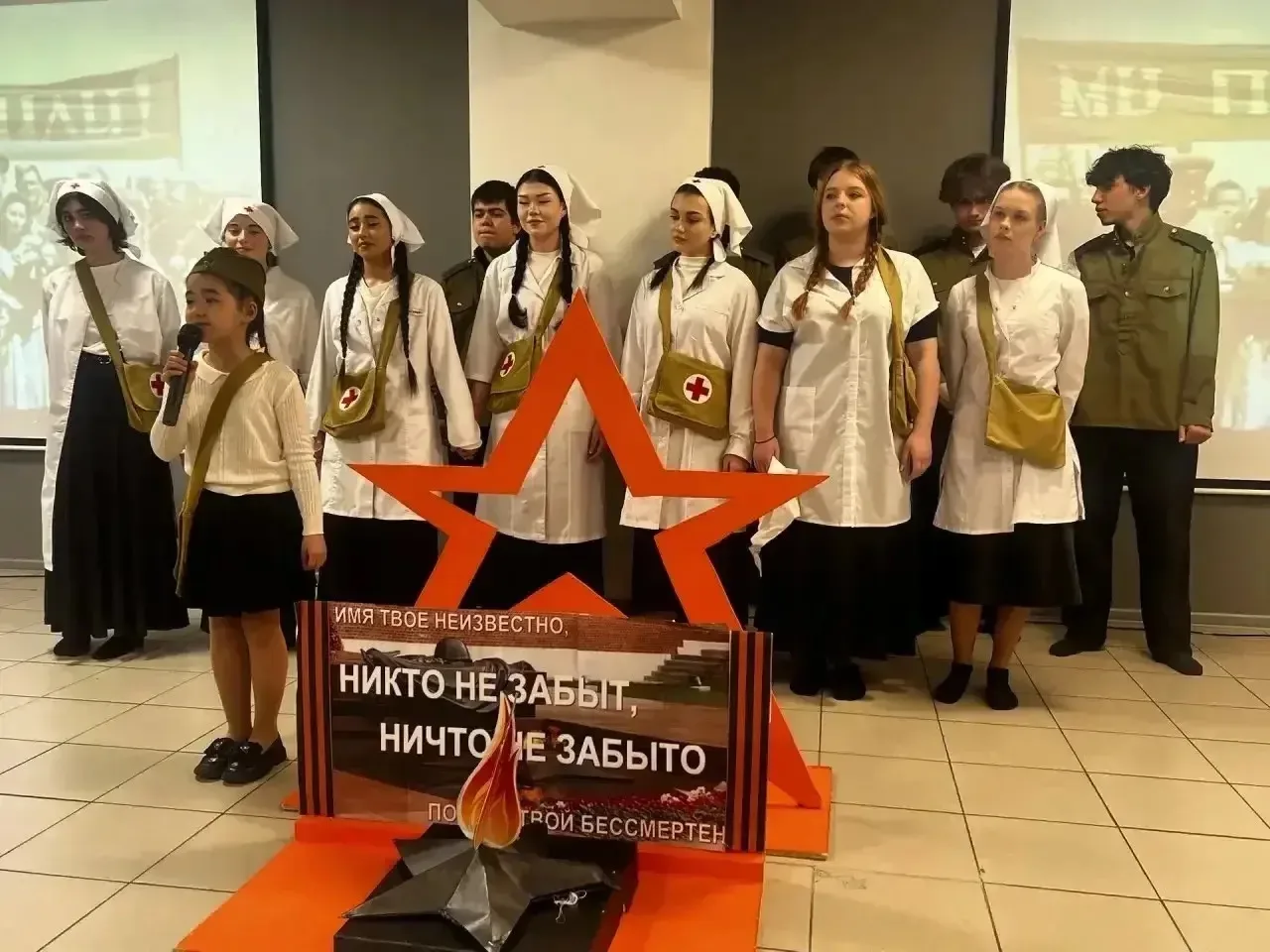 С Днём Победы!   8 мая прошла творческая программа студентов структурных подразделений №1,6 «Поклони