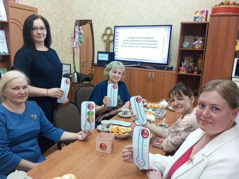 В нашем детском саду прошёл семинар-практикум для педагогов, состоящих в математическом...