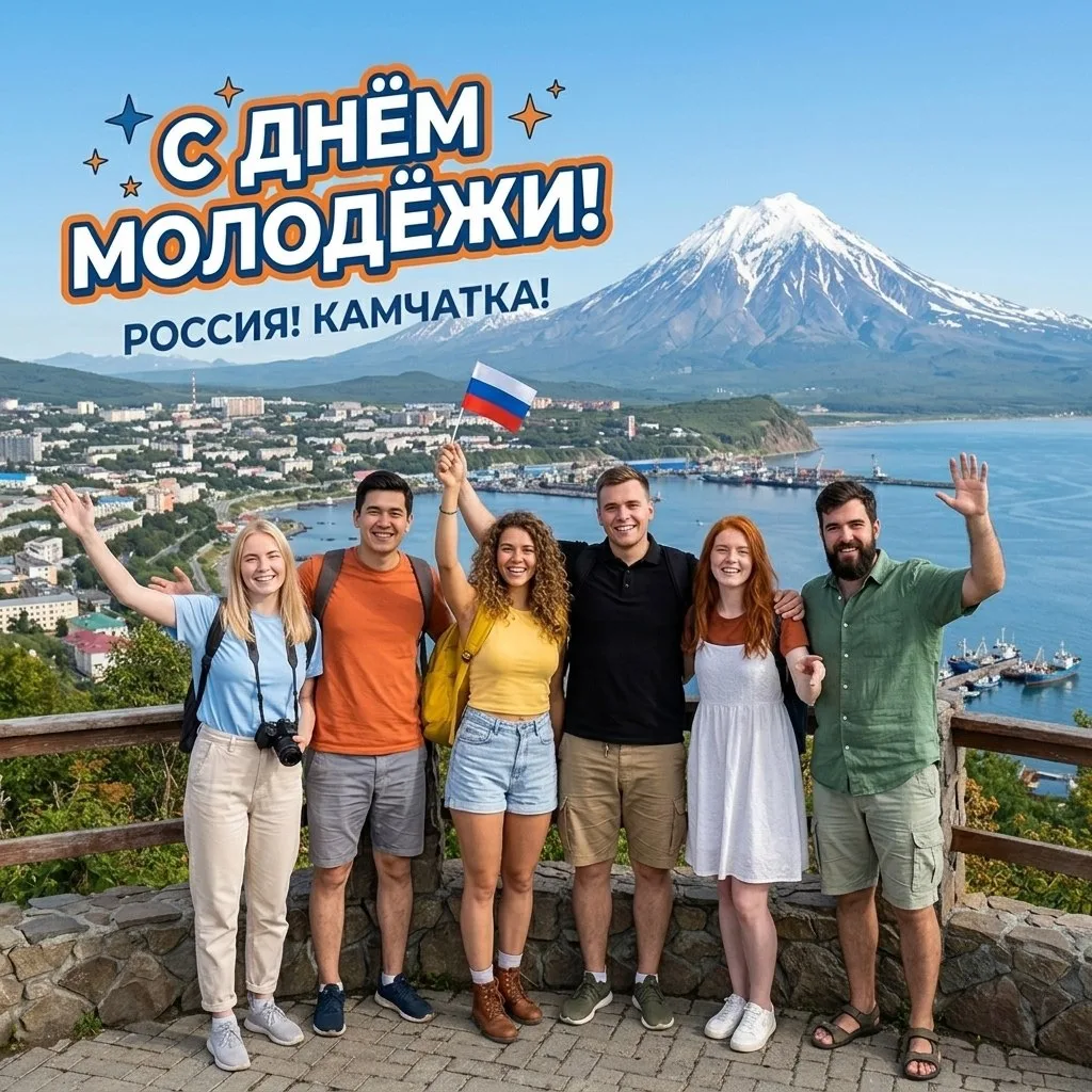 С Днём молодёжи! Энергия, идеи, будущее России!