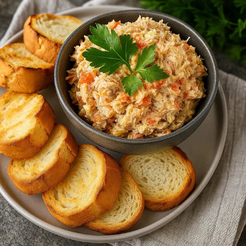 ЗАКУСКА ИЗ СЕЛЁДКИ С ПЛАВЛЕНЫМ СЫРОМ