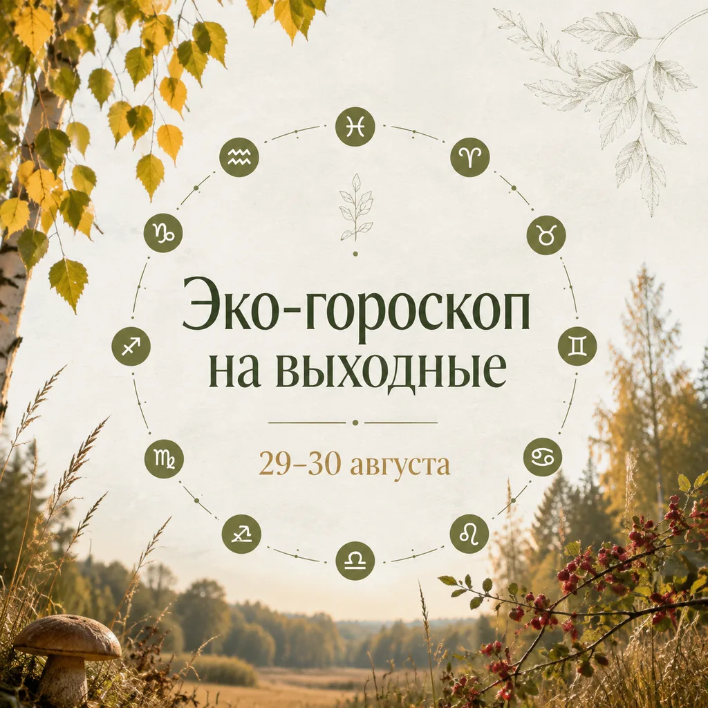 🌿 Эко-гороскоп на выходные