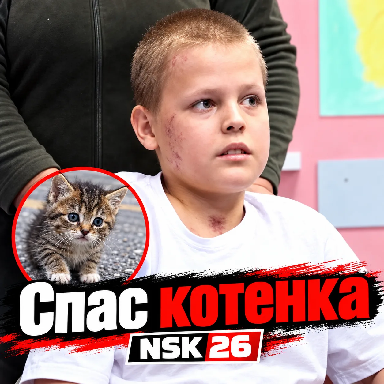 🐾 11-летний мальчик на Ставрополье спас котёнка ценой собственного здоровья